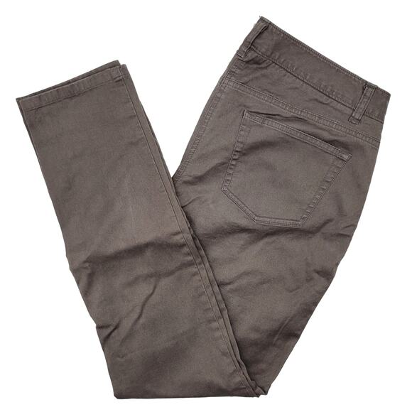 Theory Pants Women's 10 Brown Abrams Low Rise Stretch Office Work Fall Academia - Picture 1 of 10